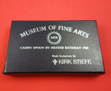 Hester Bateman by Stieff Sterling Silver Tea Caddy Spoon Reproduction in Org Box