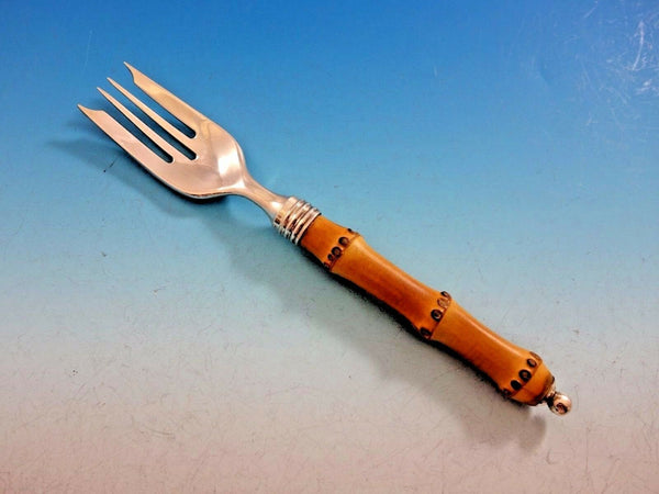 Tahiti by Buccellati Sterling Silver with Real Tahitian Bamboo Salad Fork 7" #1