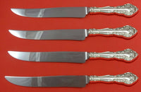 Baronial New by Gorham Sterling Silver Steak Knife Set 4pc Texas Sized Custom
