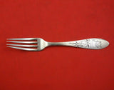 Gorham Sterling Silver Junior Fork FH All Sterling Bright-Cut with Cat 5" Billy