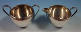 Georgian Colonial by Wallace Sterling Silver Sugar and Creamer Set 2pc (#1839)