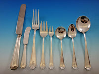 Fairfax by Gorham Sterling Silver Flatware Set 12 Service 106 pcs Dinner S mono