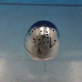 Sheffield 1882 English Sterling Silver Pepper Shaker Egg Shaped 1 3/8" (#6573)