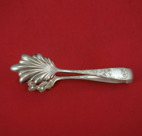 Old Maryland Engraved by Kirk Sterling Silver Ice Tong 6 3/4" Serving Vintage