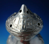 Repousse by Kirk Sterling Silver Muffineer #10L 6 1/4" x 2 1/8" 5.8 ozt. (#5082)