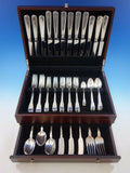 Hamilton by Tiffany and Co Sterling Silver Flatware Set Service 80 pc C Monogram