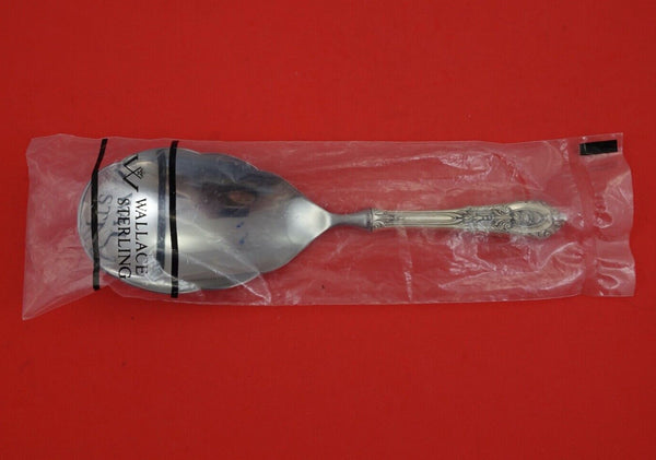 Rose Point by Wallace Sterling Silver Rice Spoon HH WS factory sealed 9 1/4"