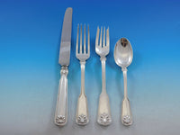 Shell and Thread by Tiffany & Co. Sterling Silver Flatware Set 12 Service 63 pcs