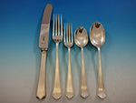 Katie by Samuel Peace English Silverplated Flatware Set for 12 Service 70 pcs