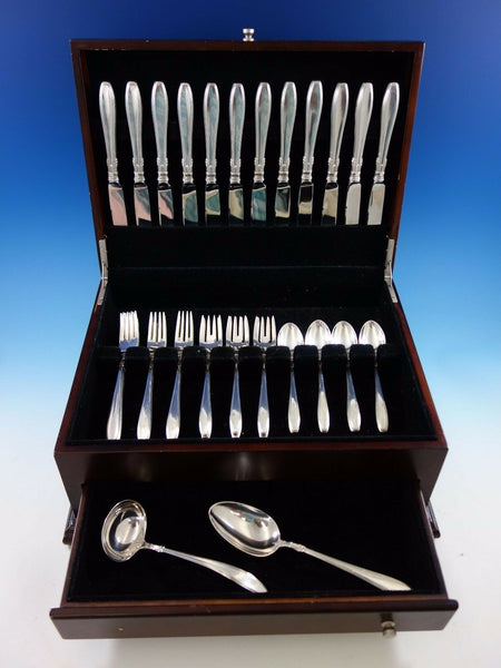 Nocturne by Gorham Sterling Silver Flatware Set for 12 Service 50 Pieces