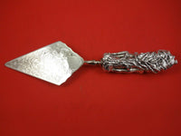 Adam and Eve by Yaakov Heller Sterling Silver Cake Knife Server Serrated 12 1/2"