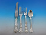 English King by Tiffany & Co Sterling Silver Flatware Set Service 101 pcs Dinner