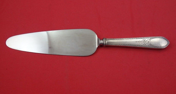 Early American Engraved by Lunt Sterling Silver Cake Server HHWS narrow 10 3/8"