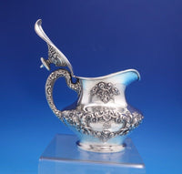 Buttercup by Gorham Sterling Silver Syrup Jug with Attached Lid #A4111 (#7017)