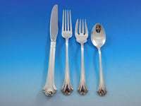 English Chippendale by Reed & Barton Sterling Silver Flatware for 8 Set 47 pcs