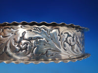 Gorham Sterling SIlver Pin Cushion Heart Shaped Pie Crust Edge #235 (#6602)