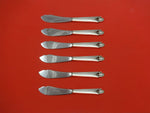 Woodlily by Frank Smith Sterling Silver Trout Knife Set 6pc. HHWS  Custom 7 1/2"