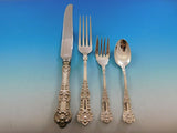 Queens by Birks Canada Sterling Silver Flatware Set Service 90 Pieces Dinner