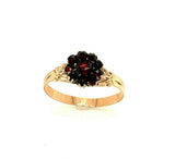 10k Yellow Gold Genuine Natural Bohemian Garnet Ring (#J4791)