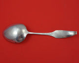 Theodore Pond Arts and Crafts Sterling Silver Berry Spoon Wide Bowl Handwrought