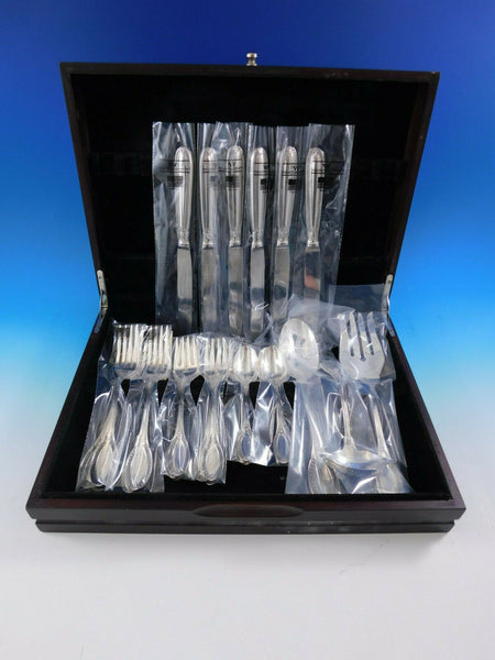 Impero by Wallace Italy Sterling Silver Flatware Set Service Dinner 27 pcs New