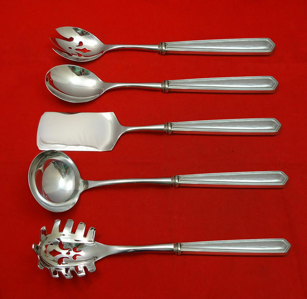 Brandon by International Sterling Silver Hostess Set 5pc HHWS  Custom Made