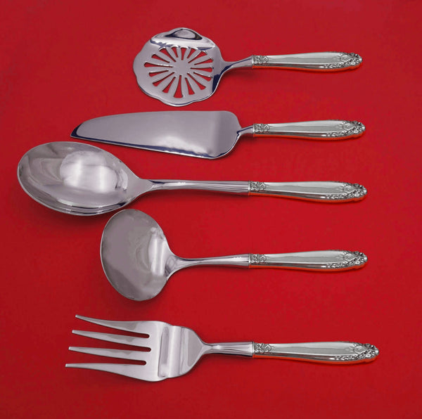Prelude by International Sterling Silver Thanksgiving Serving Set 5pc Custom