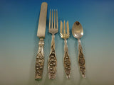 Lily of the Valley by Whiting Sterling Silver Flatware Set Service 107 PC Dinner