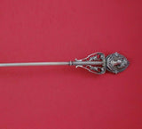 Medallion by Unknown Sterling Silver Soup Ladle Gold Washed with 3-D Maiden 15"