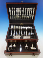 Louis XV by Whiting Sterling Silver Flatware Set for 12 Service 77 pcs No monos