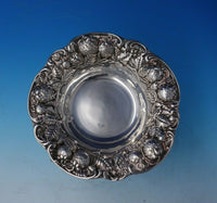 Strawberry by Mauser Sterling Silver Compote Raised #346 3" x 6 1/4" (#5058)