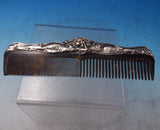 Webster Art Nouveau Sterling Silver and Tortoise Shell Comb with Woman (#7248)