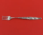 Whiting Sterling Silver Cocktail Fork Floral Motif 5 3/4" Heirloom Silverware