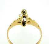 10k Rose Gold Victorian Rose Cut Genuine Natural Diamond Ring (#J4391)