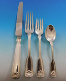 Shell & Thread by Tiffany & Co Sterling Silver Flatware Service Set 78 pc Dinner