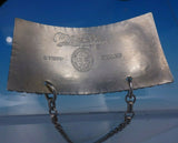 Williamsburg Shell by Stieff Sterling Silver Decanter Label "GIN" (#4357)