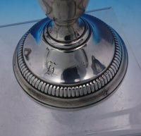 Lamerie Sterling Silver Candelabra Pair 3-Light #900-2 5 7/8" Tall (#3716)