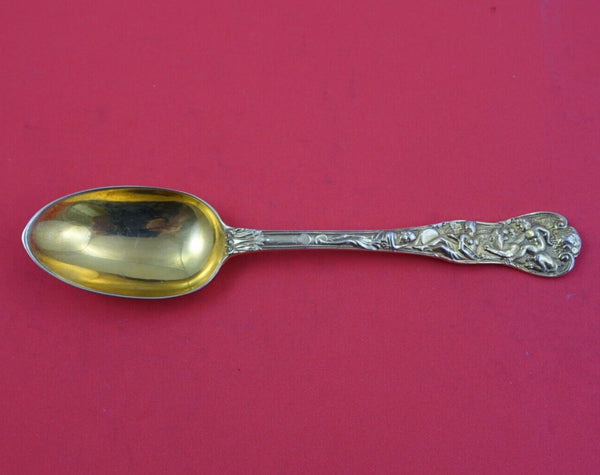 Bacchanalian by Unknown English Sterling Silver Dessert Spoon Vermeil 7 1/8"