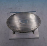 Charles S. Green English Sterling Silver Jewelry Box with Red Velvet Pad (#4061)