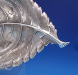 Buccellati Gianmaria Italian Sterling Silver Dish Oak Leaf Jagged Form (#7029)