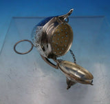 Webster Sterling Silver Tea Ball Teapot Shape Engraved Flowers 2" (#6829)