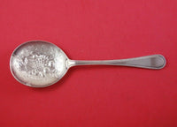 Bead Round by Carrs Sterling Silver Berry Spoon with Fruit in Bowl 9" Serving