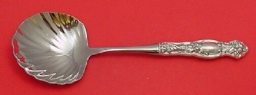 Frontenac By International Sterling Silver Berry Spoon WS Shell Bowl 9 3/4"