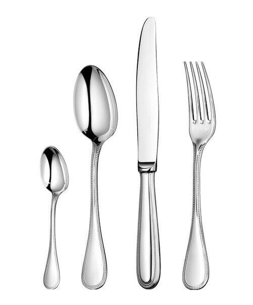 Perles by Christofle Paris France Silver Plated 48-piece Flatware Set Dinner New