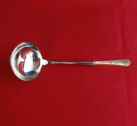 Sterling Rose by Wallace Sterling Silver Soup Ladle HHWS  Custom Made 10 1/2"
