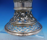 German .800 Silver Vase Holder Courting Couples Hanau Pseudo Hallmarks (#3958)