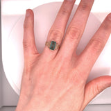 Victorian 10k Rose Gold Ring 1.56ct Genuine Natural Tourmaline Jewelry (#4834)