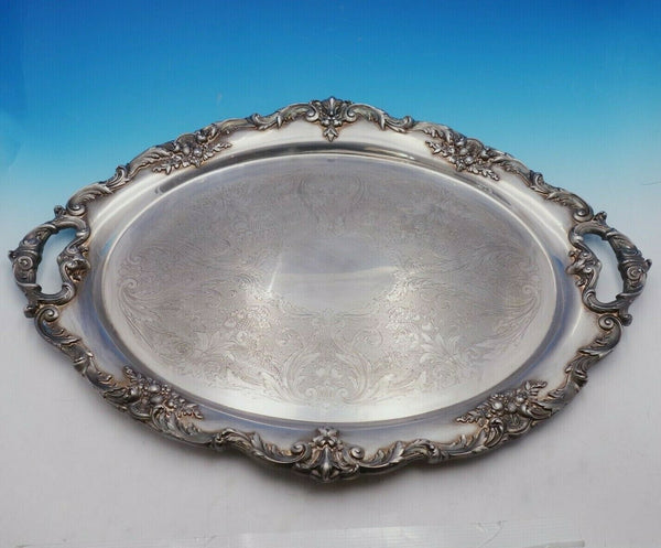 Francis I Old by Reed & Barton Silverplate 1 3/4" x 30" x 20" Tea Tray (#4421)