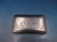 Joseph Willmore English Georgian Sterling Silver Vinaigrette Birmingham (#6740)