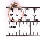 Victorian 10k Rose Gold Ring 1.56ct Genuine Natural Tourmaline Jewelry (#4834)
